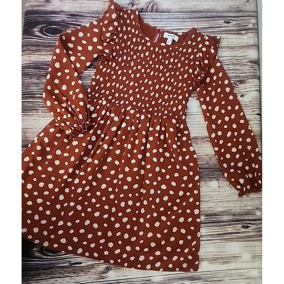 SPEECHLESS Girls Dress Sz 10 Smocked Pioneer Prairie Ruffled Vintage Cottagecore - Picture 1 of 8